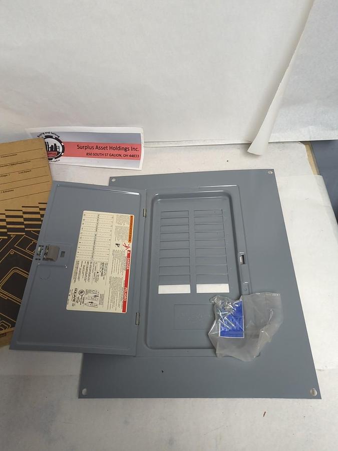 Used SQUARE D,QOC20U100S,LOAD CENTER COVER ASSEMBLY NOS