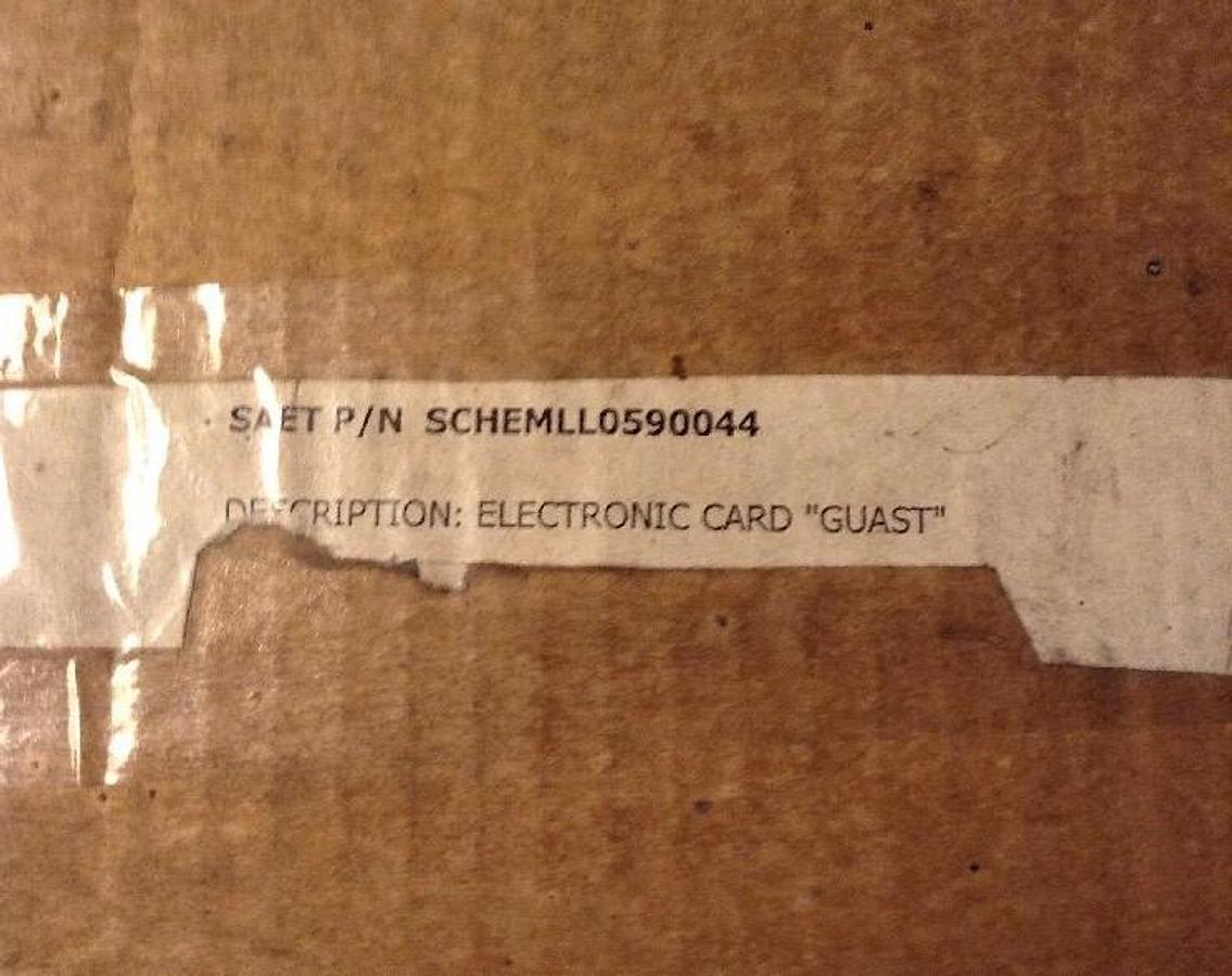Used Saet Electronic,SCHEMLL0590044,Card Guast