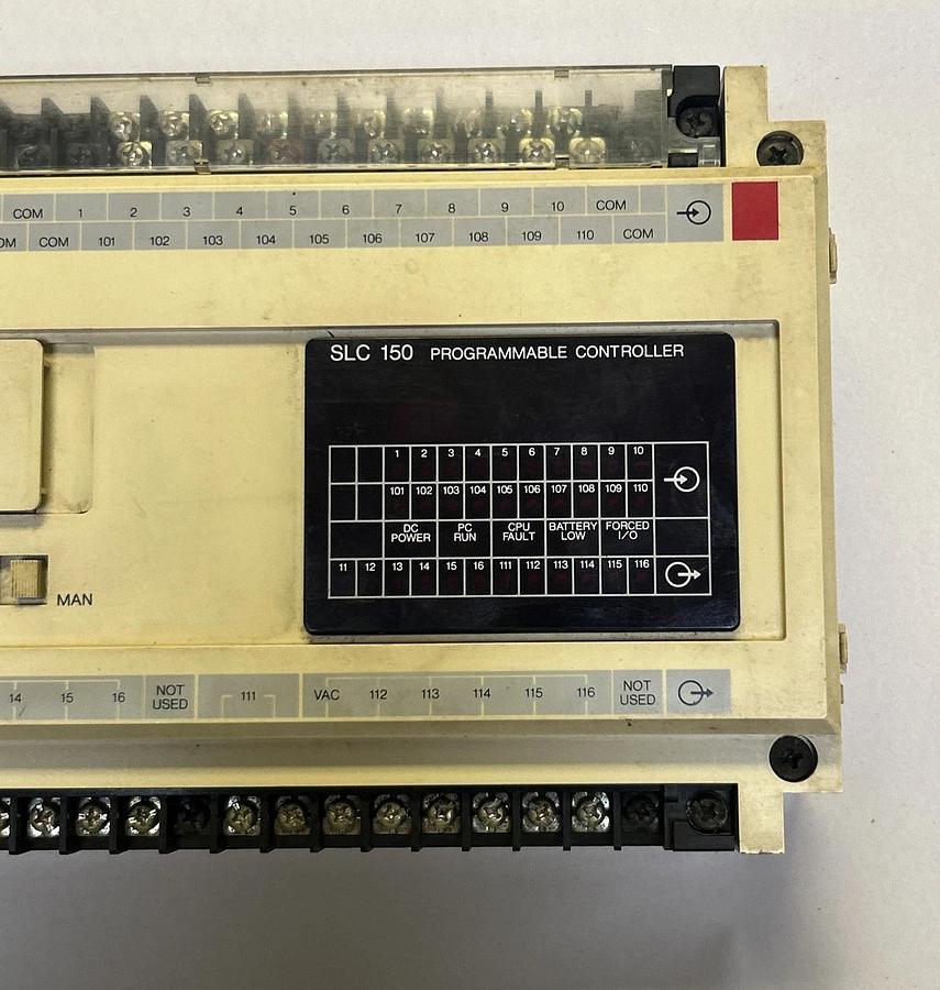 Used ALLEN BRADLEY,1745-LP151,PROCESSOR UNIT SEE PICTURES