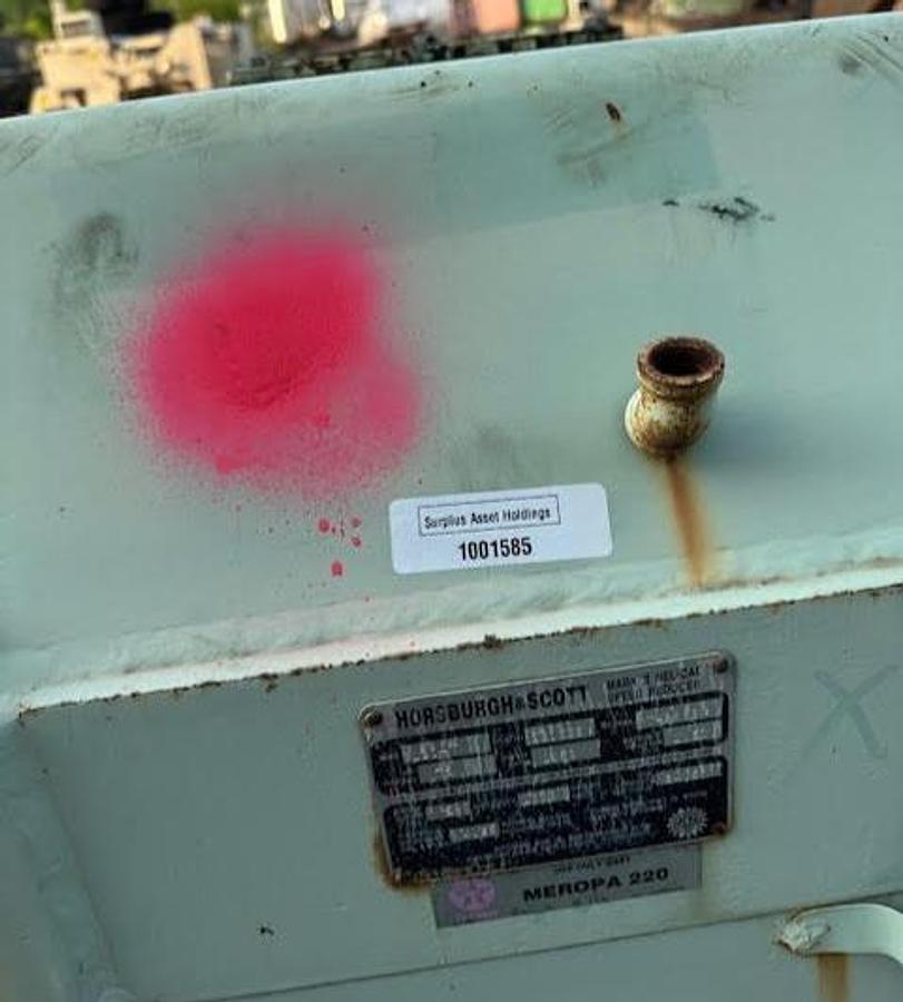 Used Horsburgh & Scott,Mark II Helical Speed Reducer 33.532 Ratio 75HP