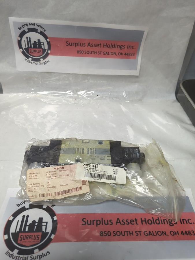 AVENTICS,5776280220,SOLENOID VALVE CD07-5/2XX-D0-024DC-EG014 NOS
