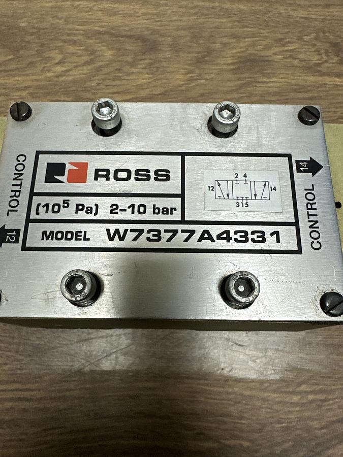 Ross,W7377A4331,Pneumatic Valve