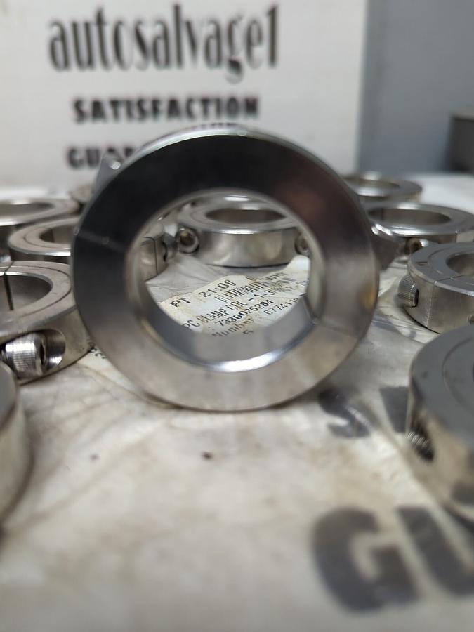 CLIMAX METAL PRO.,1-3/16,BORE STAINLESS STEEL 2-PIECE SHAFT COLLAR LOT OF 13