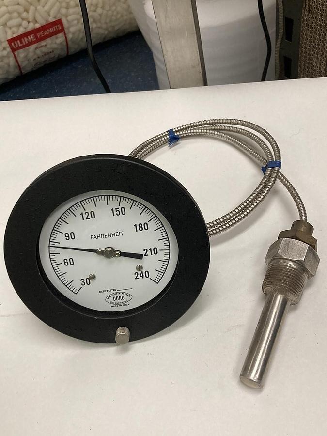 Used Duro,40896,Thermometer 30-240F