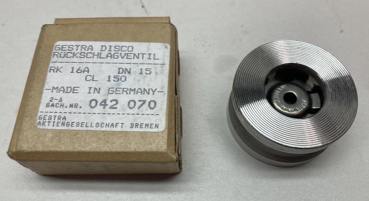 Gestra Disco,RK 16A DN 15,Check Valve