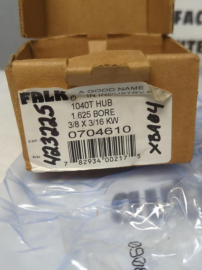 FALK,0704610,1040T HUB 1.625 IN BORE 3/8X3/16 IN KW NOS