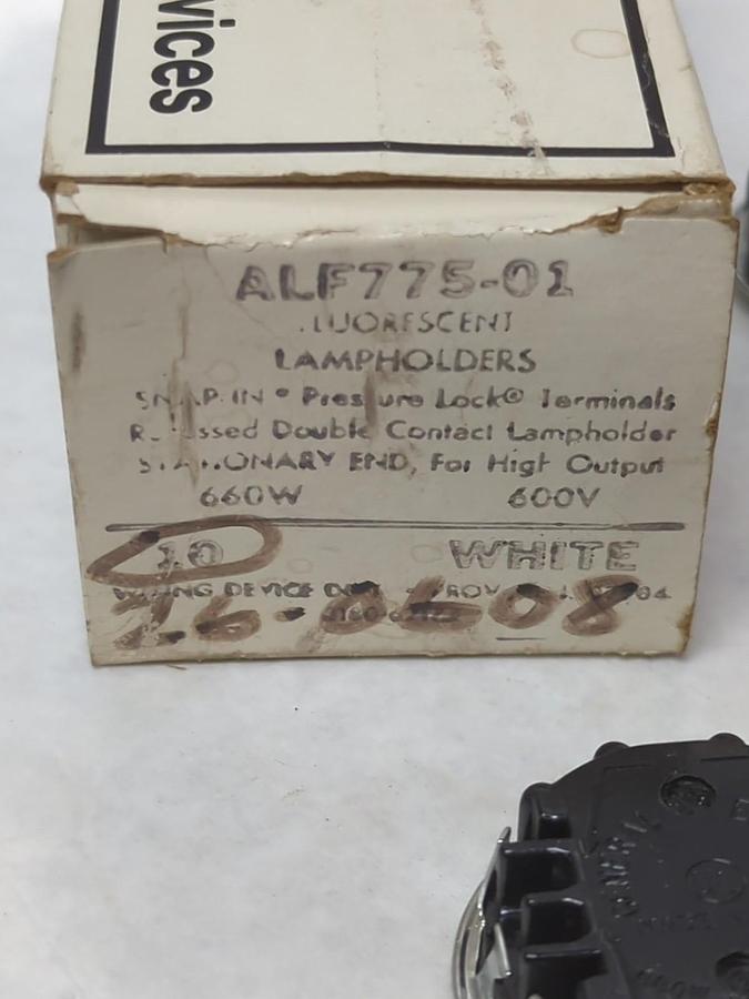 GENERAL ELECTRIC,ALF775-01,FLORESCENT LAMP HOLDERS 660W 600V PACK OF 10 NOS