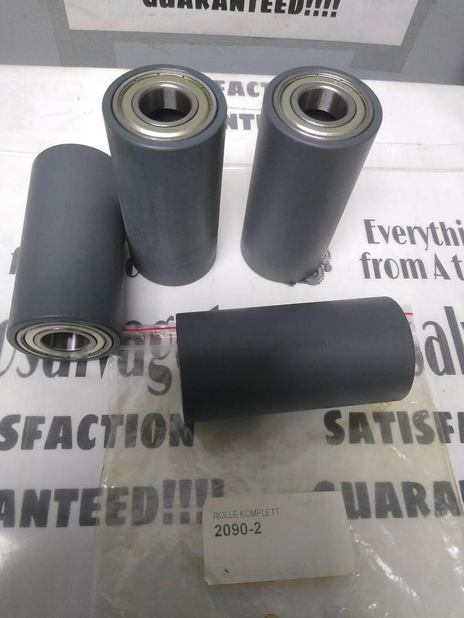 FAB ROLLER ROLLEKOMPLETE,2090,2.20MM BORE 1-7/8 IN OD 3-15/16 IN  LNG LOT OF 4