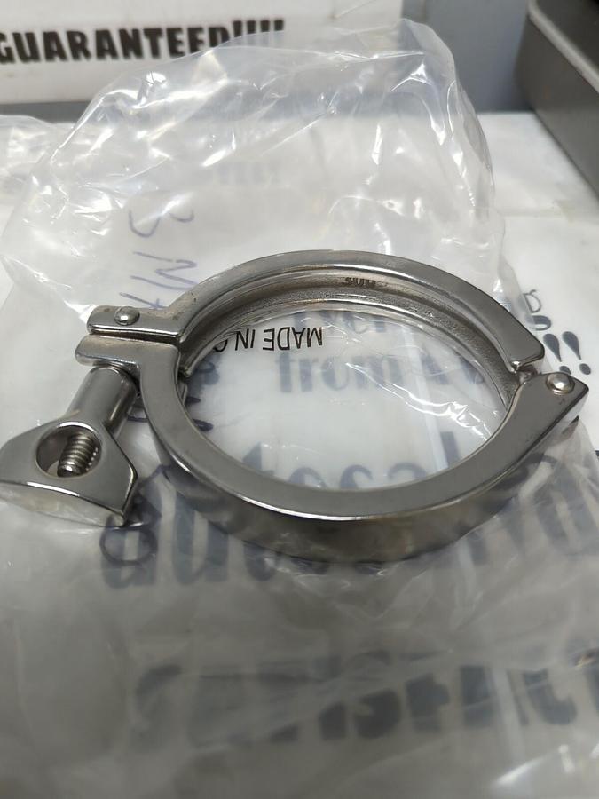 DIXON,13MHHM-DP300,3 INCH TUBE OD SANITARY CLAMP LOT OF 2 NOS