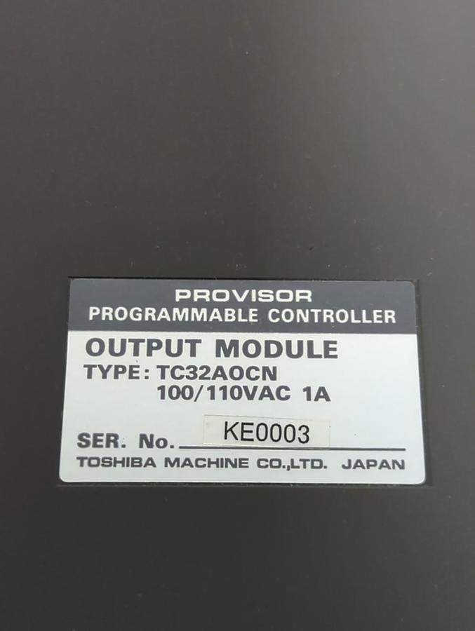 Used TOSHIBA,TC32A0CN,OUTPUT MODULE 100/110VAC 1 A PRE-OWNED