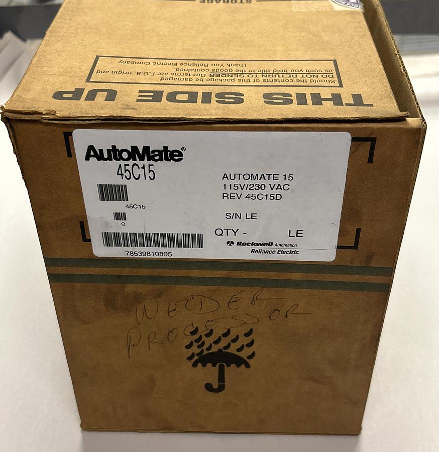 Used RELIANCE,45C15D,AUTOMATE PROGRAMMABLE CONTROLLER NEW