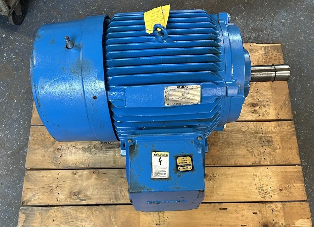 Used SIEMENS,1LA03644SE41,MOTOR 60HP 460V 1775 RPM 3PH 364T FRAME