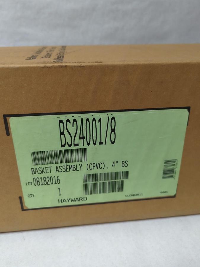 HAYWARD,BS04001/8,BASKET ASSEMBLY (CPVC) 4 INCH BS NOS