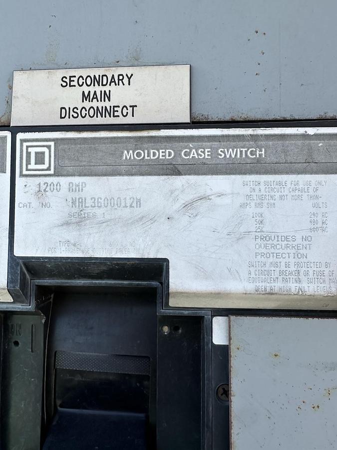 Used Spang,500KVA,3 Phase Dry Type Transformer HV-2500D to LV-230Y/133V