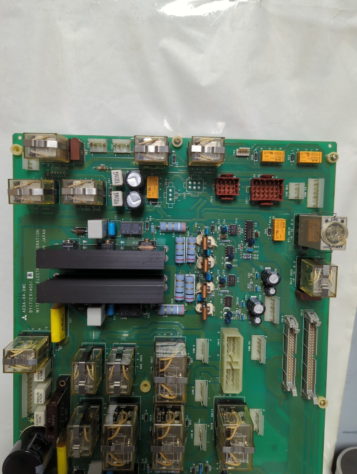 Used MITSUBISHI,AEDA-04-DWC,CIRCUIT BOARD BY171E614G51-B PRE-OWNED