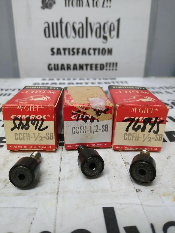 McGill,CCFH-1/2-SB,Cam Follower Lot of 3 NOS