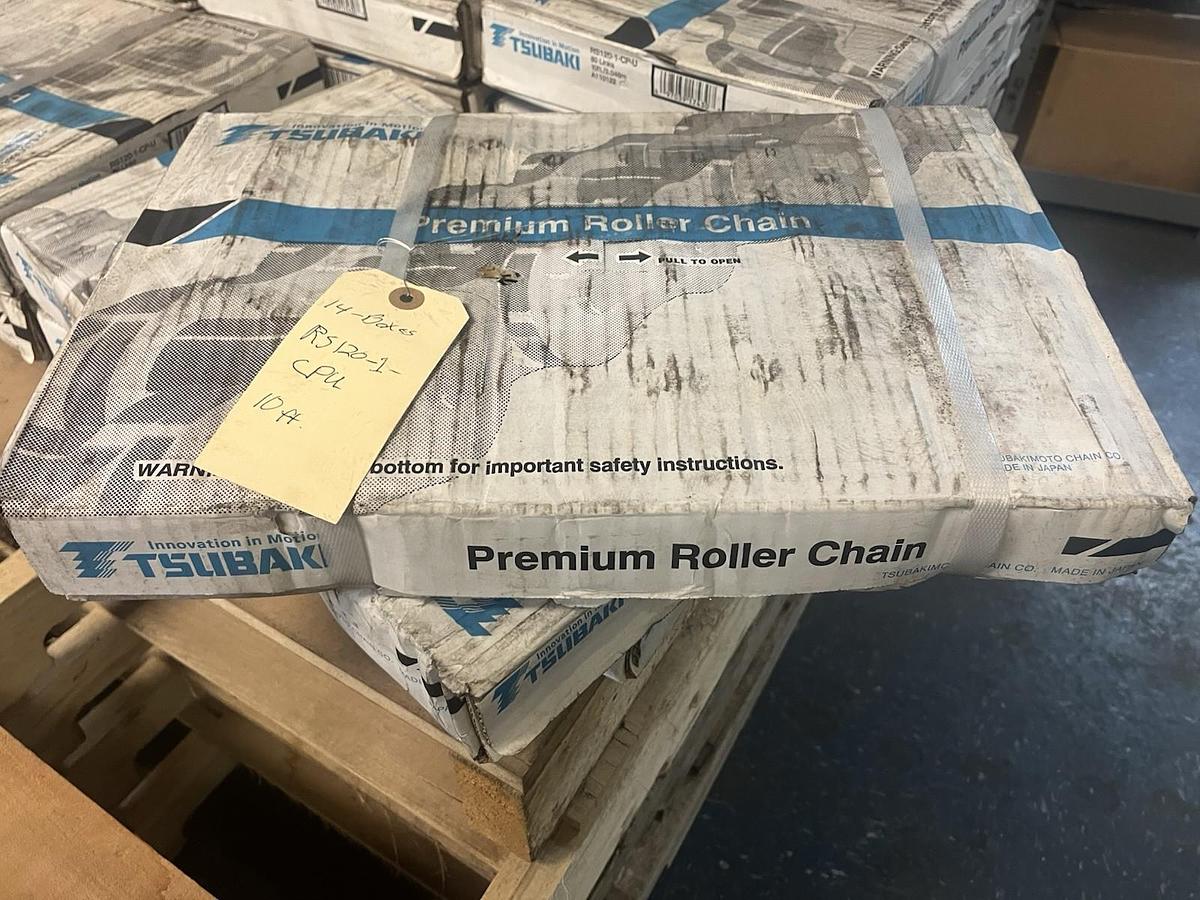 TSUBAKI,RS120-1-CP-U,ROLLER CHAIN 80 LINKS 10FT