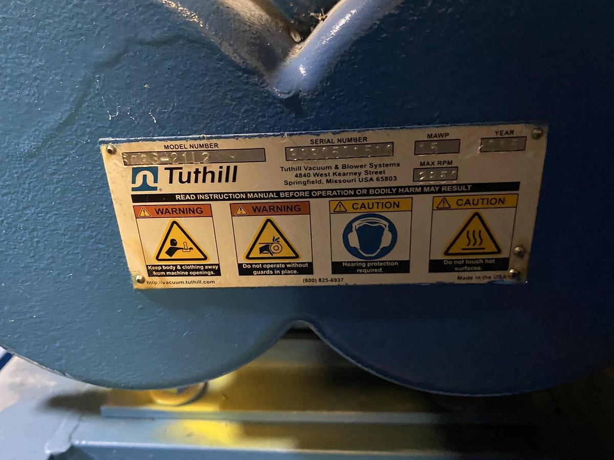 Used APEX Hardy,HPP-MD5006-25HP, Sound Reducing Enclosure 5003-21L2 Tuthill Blower