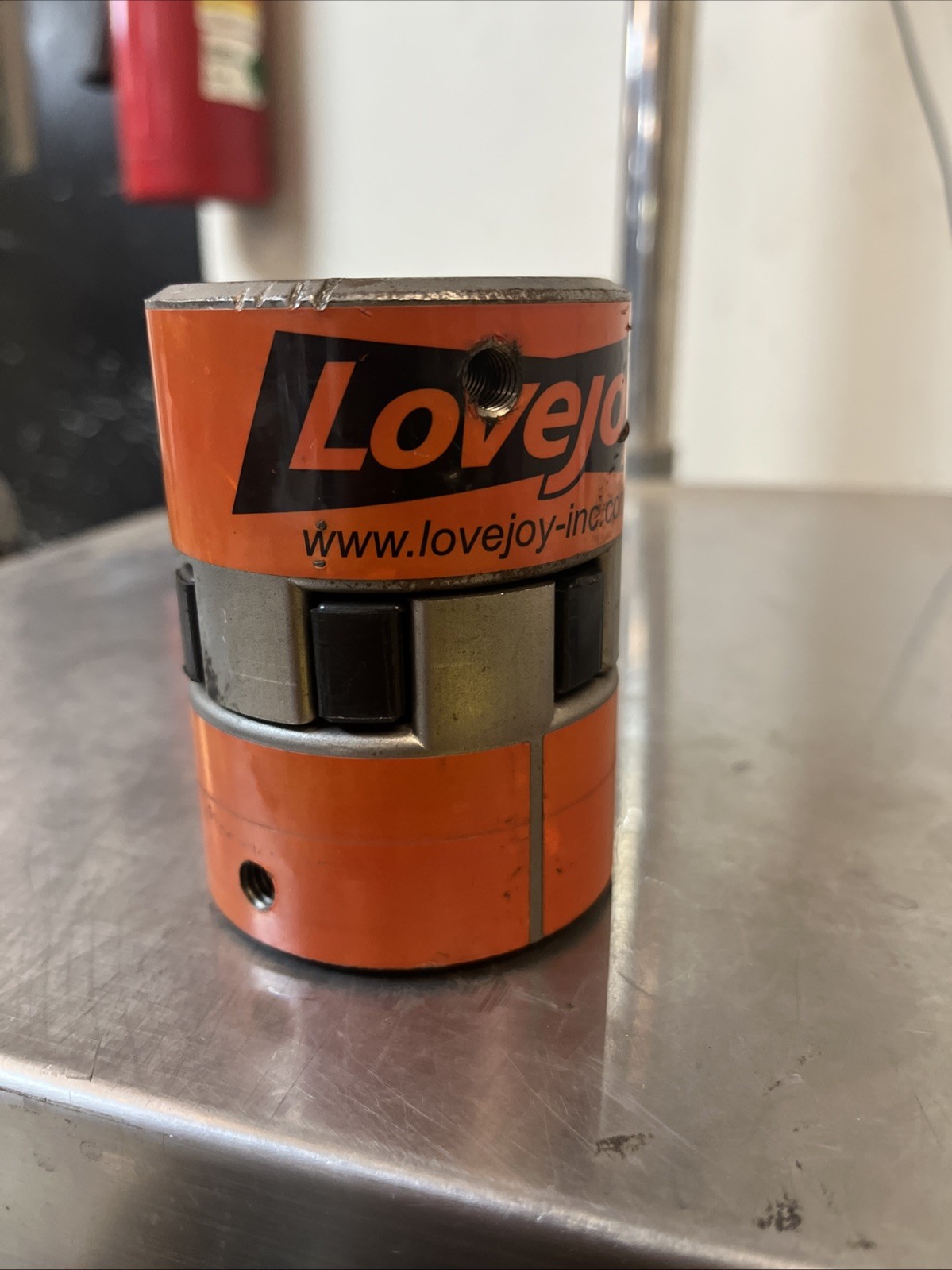 LOVEJOY,L100,COUPLING 1"X1.125" WITH SPYDER INSERT