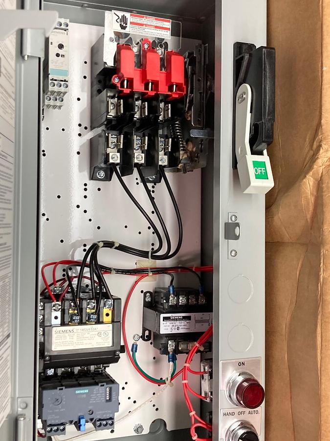 Siemens,17CUC92BF10,Fusible Combo Motor Starter Size 0 250vac 30a