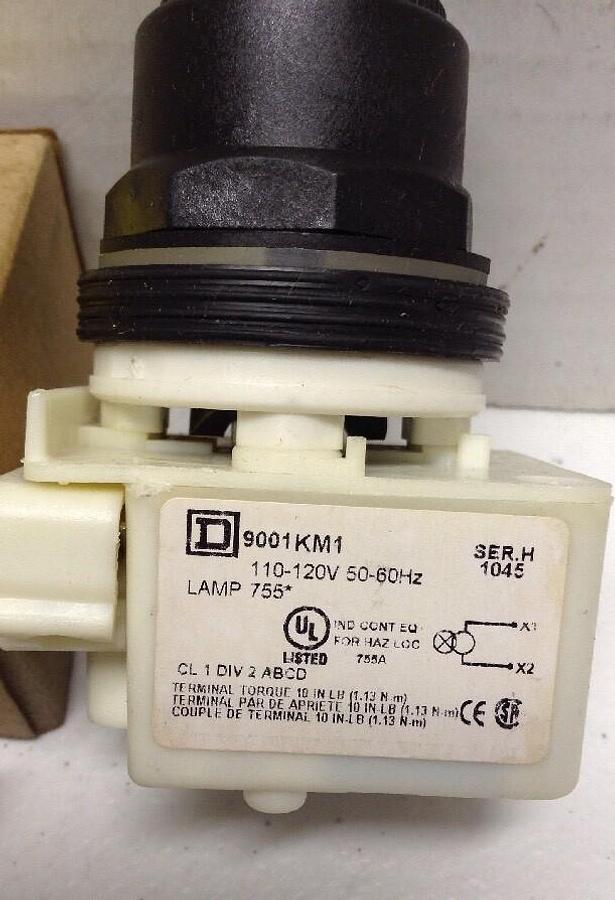 Square D,9001K11J1,Series L Illuminated Selector Switch Without Knob