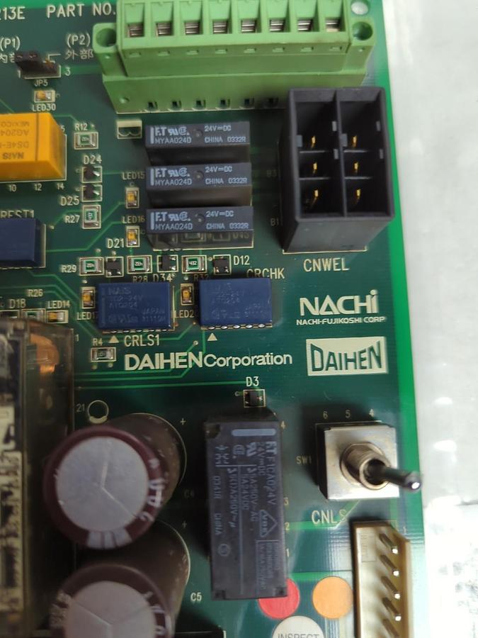 Used NACHI DAIHEN,L8800F(L8800F06),CIRCUIT BOARD UM213E PRE-OWNED