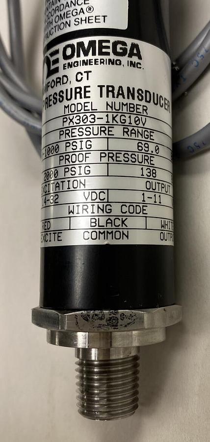 OMEGA,PX303-1KG10V,Pressure Transducer New
