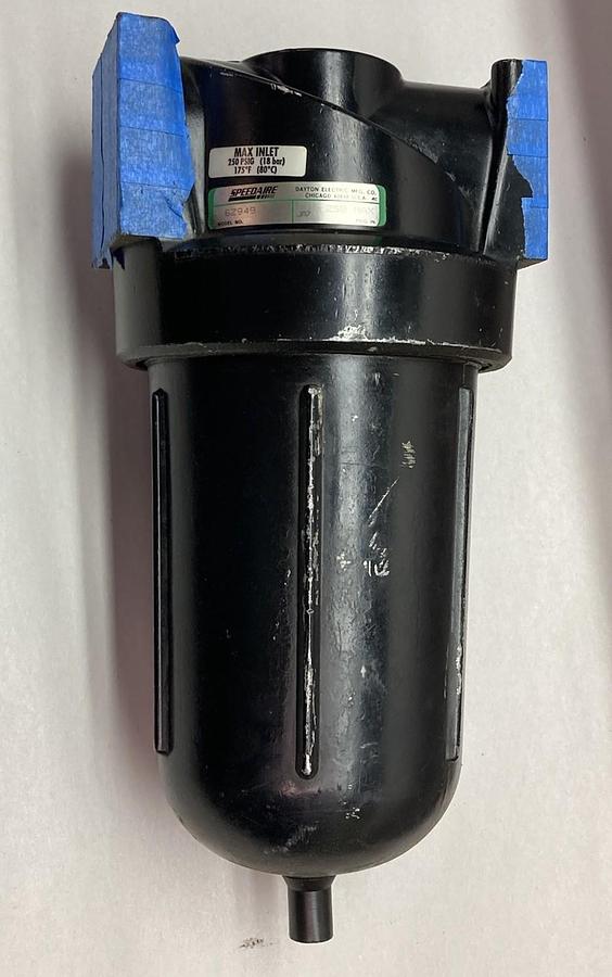 Used Speedaire,Model 6Z949,Mini Filter 250PSIG Max