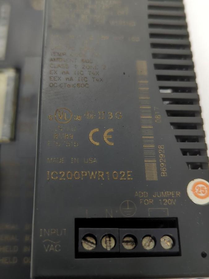 Used GE FANUC,IC200PWR102E,VERSAMAX EXPANDED POWER SUPPLY UNIT PRE-OWNED