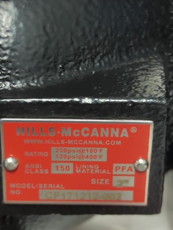 HILLS-McCANNA,CF1712,BALL VALVE 2 INCH 150PSI NOS