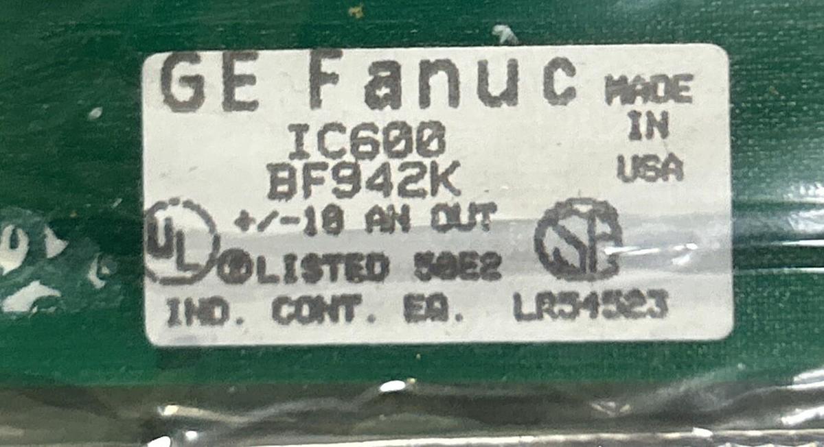 GE FANUC,IC600BF942K,ANALOG OUTPUT MODULE NOS