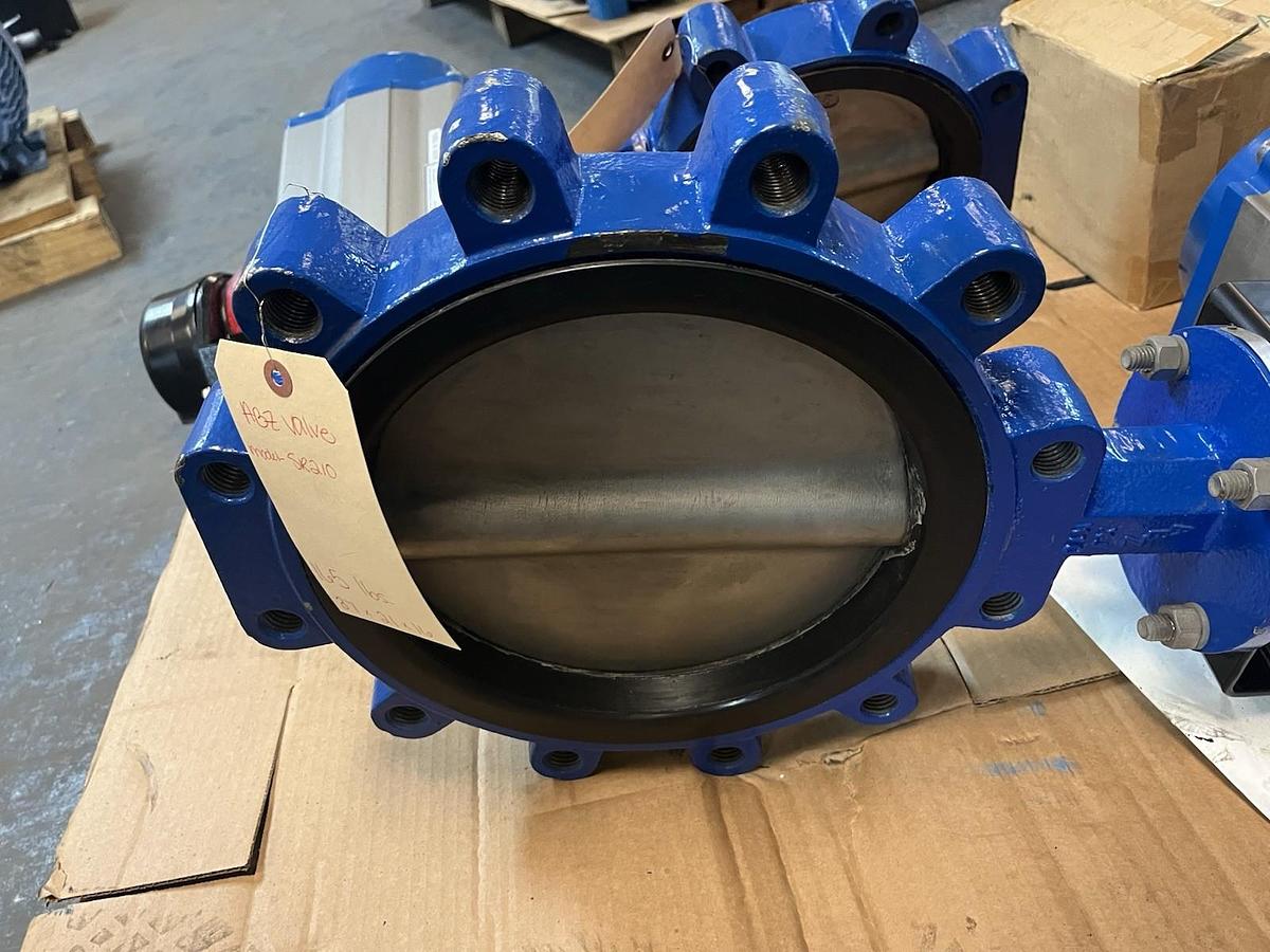 ABZ,SR-210,PNEUMATIC ACTUATOR BUTTERFLY VALVE 10" K10  200PSI