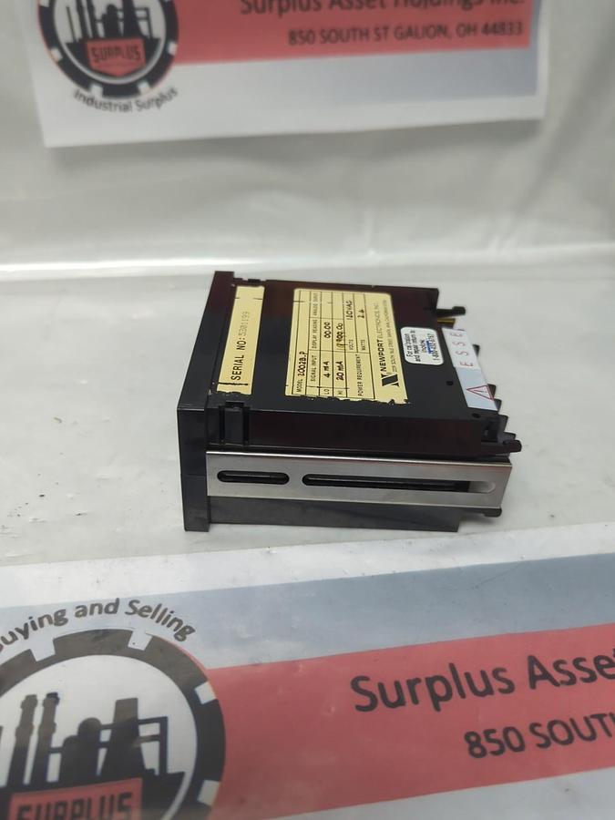 Used NEWPORT,2002B-P,PROCESS PANEL METER 2.4 WATTS 120VAC PRE-OWNED