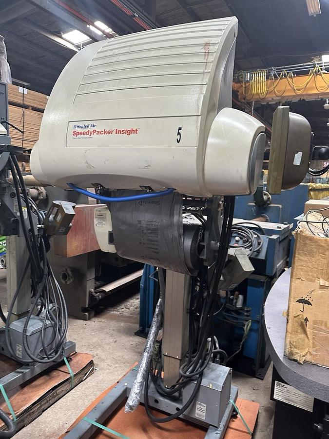 Used SpeedyPacker,Insight SP5-5735,Foam-In-Bag Packaging Machine W/Barrel Adapters