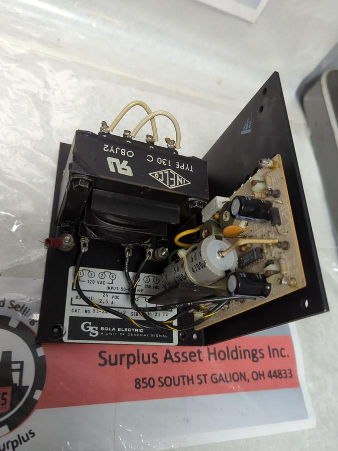 Used SOLA,83-24-225-2,POWER SUPPLY 120-240VAC PRE-OWNED