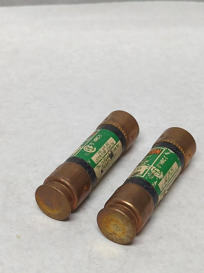 Used COOPER BUSSMANN,FRN-R-35,FUSETRON 35 AMP FUSE LOT OF 2 PRE-OWNED