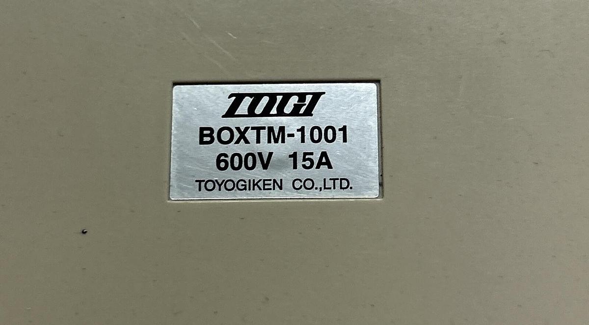 Used TOGI,BOXTM-1001,TERMINAL JUNCTION BOX