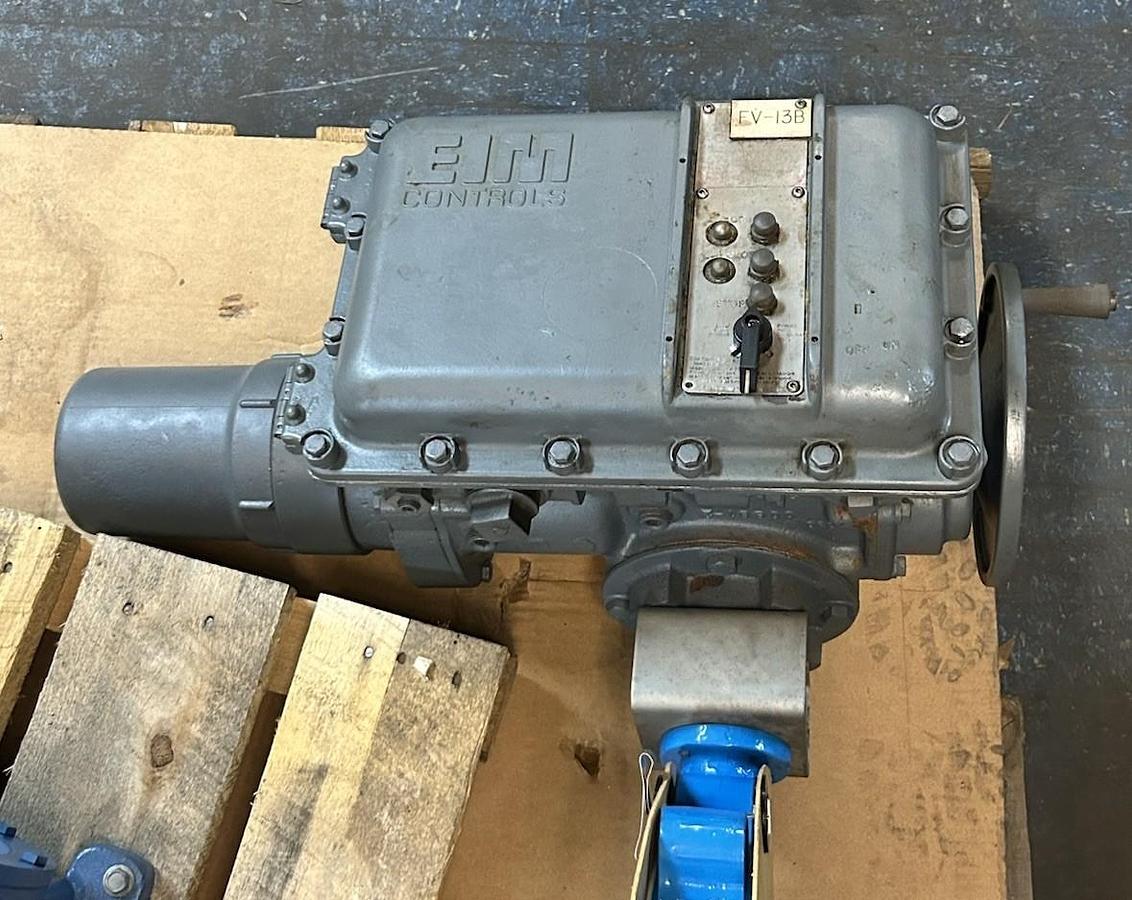 Used EIM CONTROLS,Q6K2-B,VALVE ACTUATOR 1/8HP 90VDC 1725RPM
