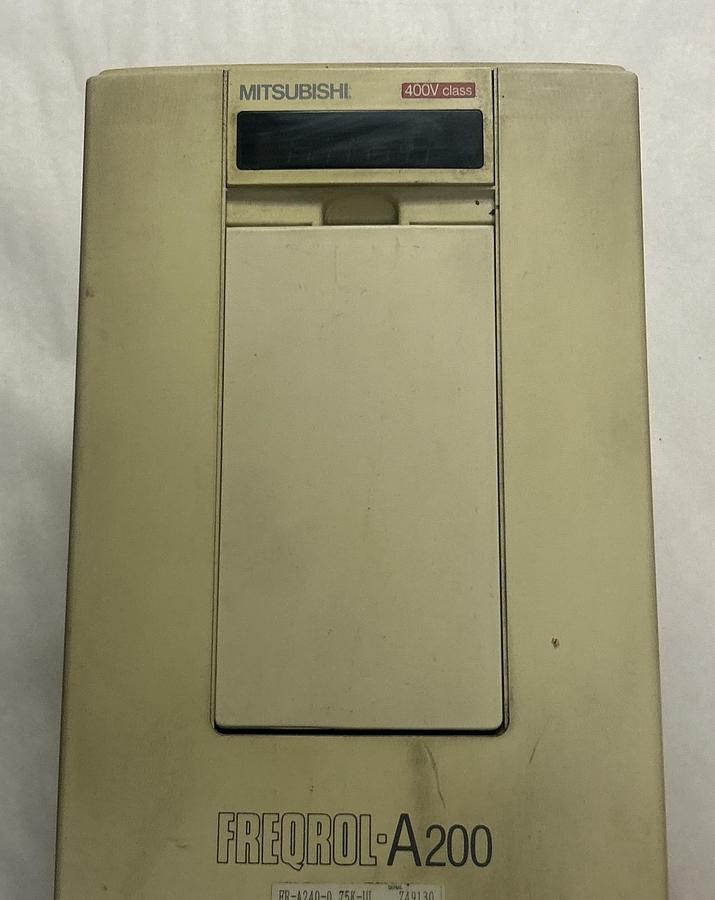 Used MITSUBISHI,FR-A240-0.75K-UL,AC DRIVE 380-460VAC 1HP
