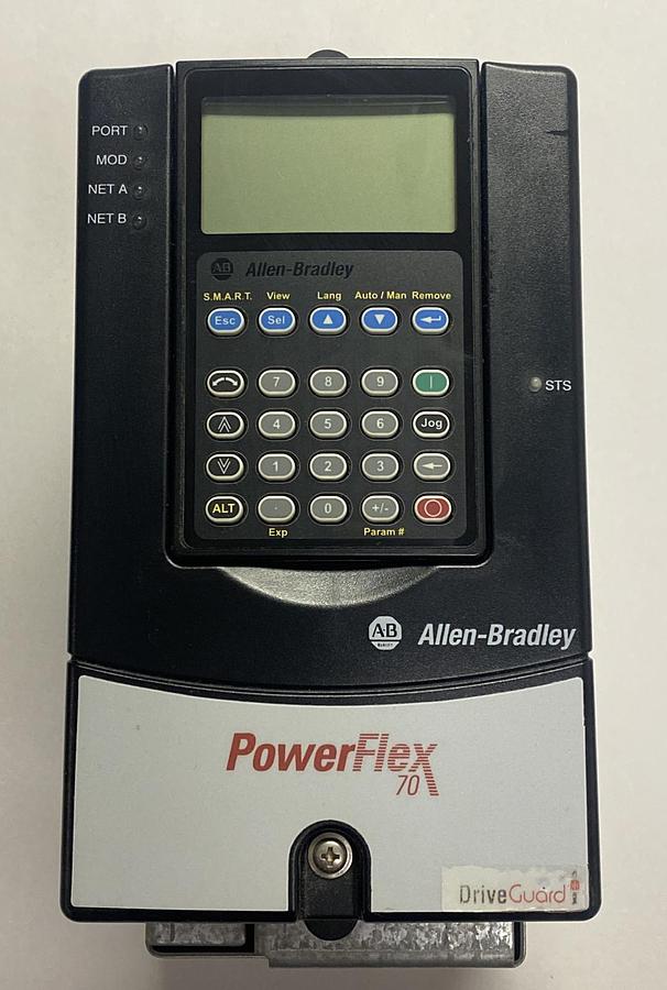 ALLEN BRADLEY,20AD3P4A3AYNNNG0,SER A POWERFLEX 70 AC DRIVE 2 HP VFD NEW