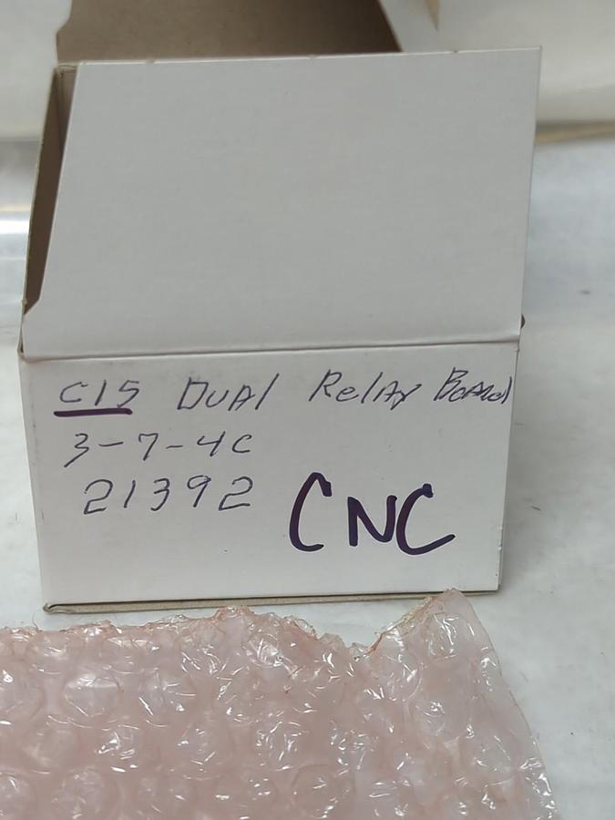 CNC,C15 RELAY BOARD REV 1.1 NOS