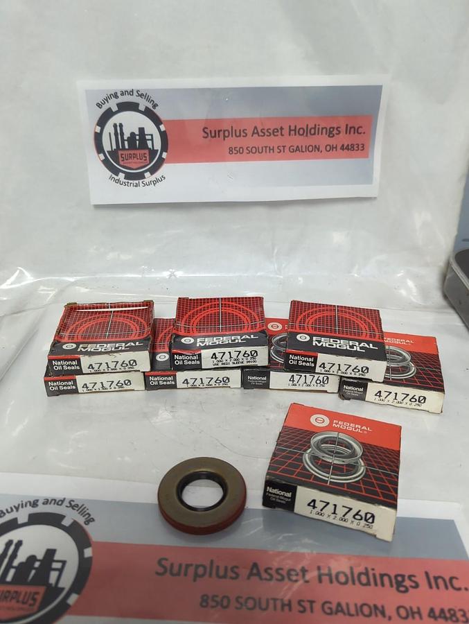 NATIONAL OIL SEAL,471760,OIL SEAL 1.X2X.25 LOT OF 8 NOS