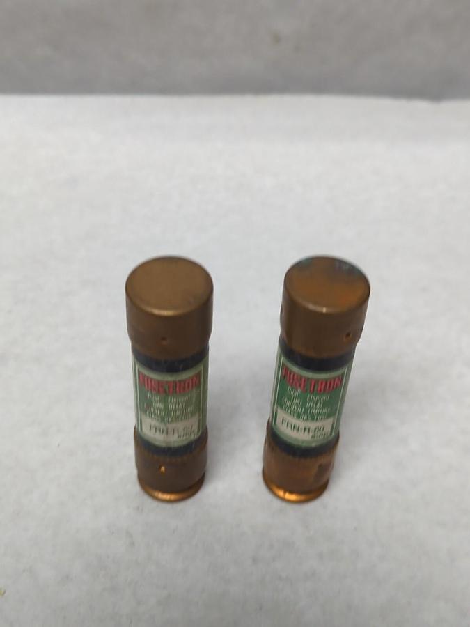 Used COOPER BUSSMANN,FRN-R-60,FUSETRON 60 AMP FUSE LOT OF 2 PRE-OWNED
