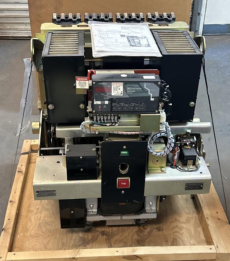 Used WESTINGHOUSE,DB-75,AIR CIRCUIT BREAKER 3000A 600V 3P REFURBISHED