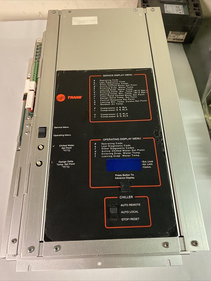 Used TRANE,X13650346-01, REV B CHILLER CONTROLLER CONTROL MODULE