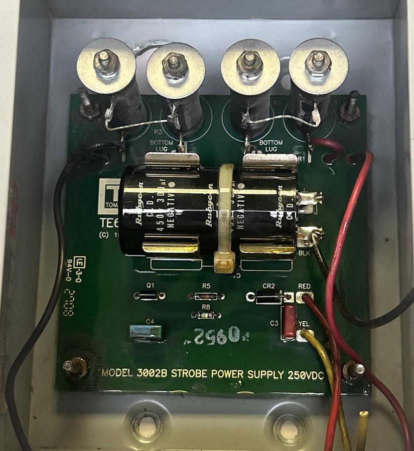 Used POWER STROBE,MODEL 3000,ENCLOSURE W/ 3200B POWER SUPPLY