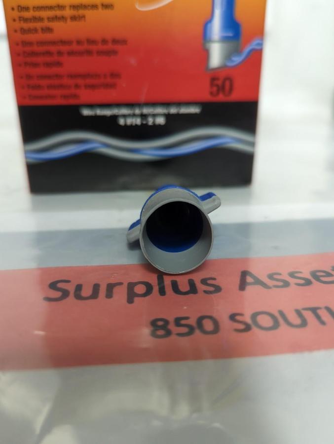 3M,054007,B/G+ WIRE CONNECTORS 4 #14-2 #6 BOX OF 50 PCS NOS