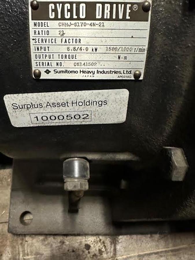 Used Sumitomo CHHJ-6170-4N-21 Gearbox