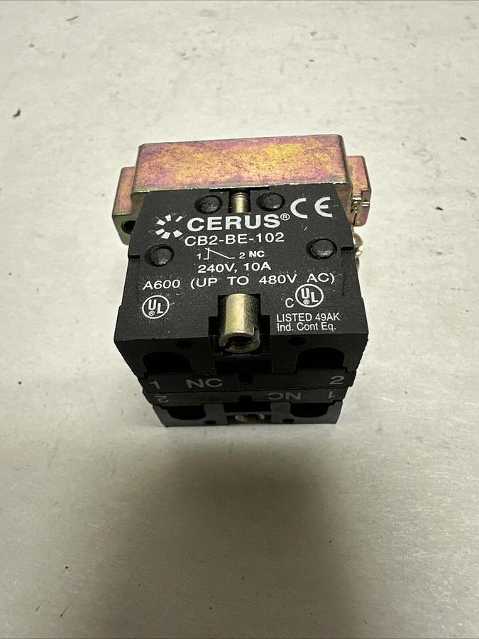 Cerus,CB2-BZ104,Contact Block LOT of 10