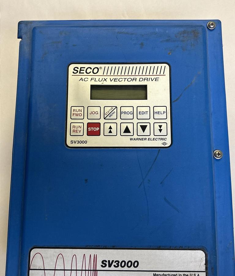 Used WARNER ELECTRIC,SV3405-01000,AC FLUX VECTOR DRIVE